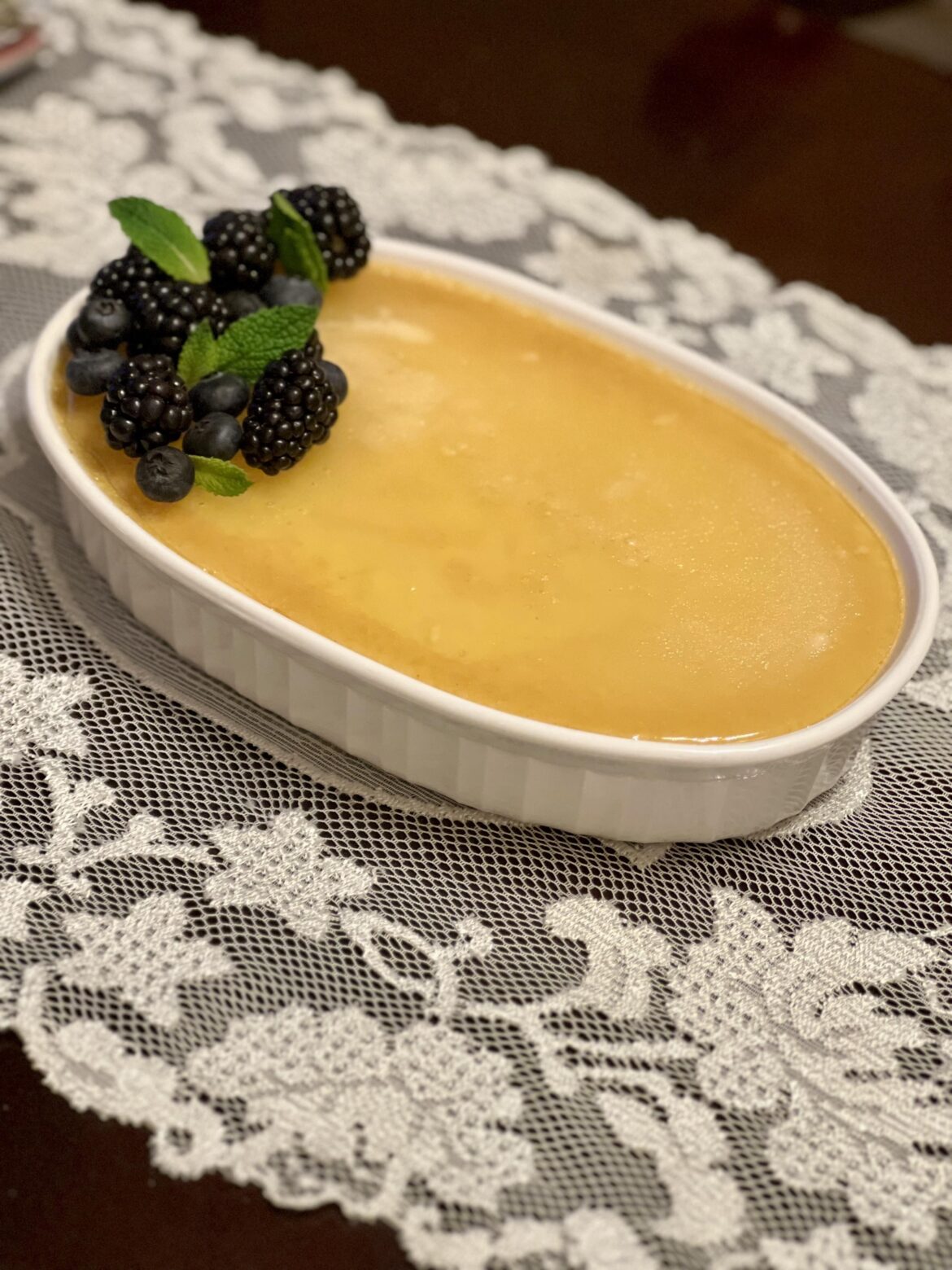 My first ever homemade crème brûleé