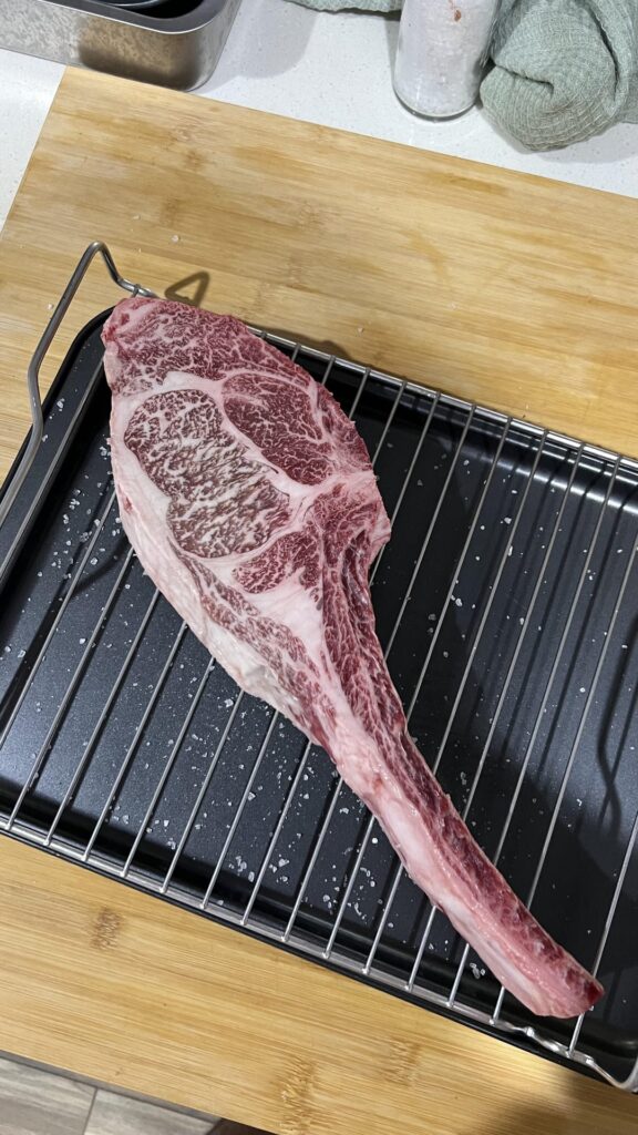 First time cooking a tomahawk