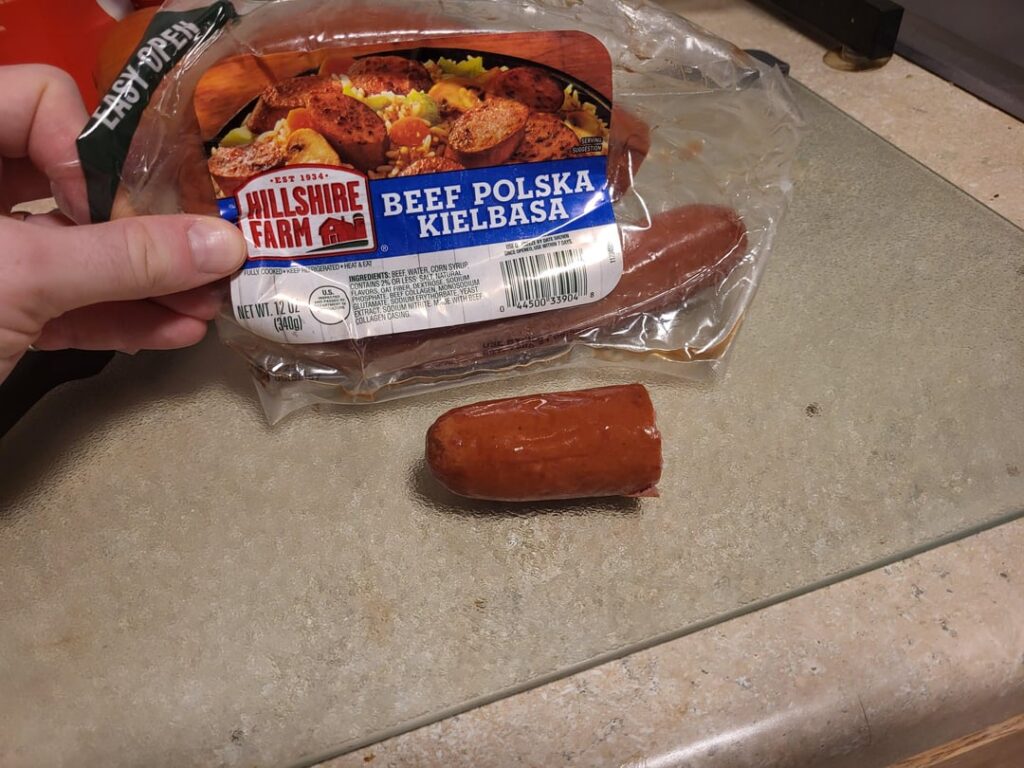 Kielbasa Grilled Cheese