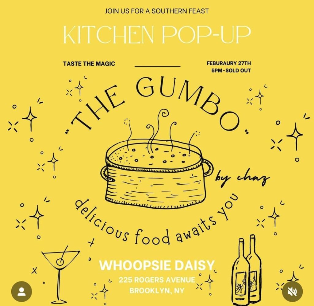 Gumbo and Hurricanes for Mardi Gras in crown heights Thursday Gumbo and Hurricanes for Mardi Gras in crown heights Thursday