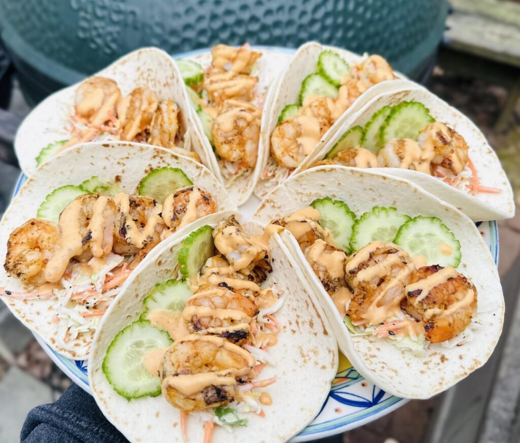 Grilled Buffalo Shrimp Tacos Grilled Buffalo Shrimp Tacos