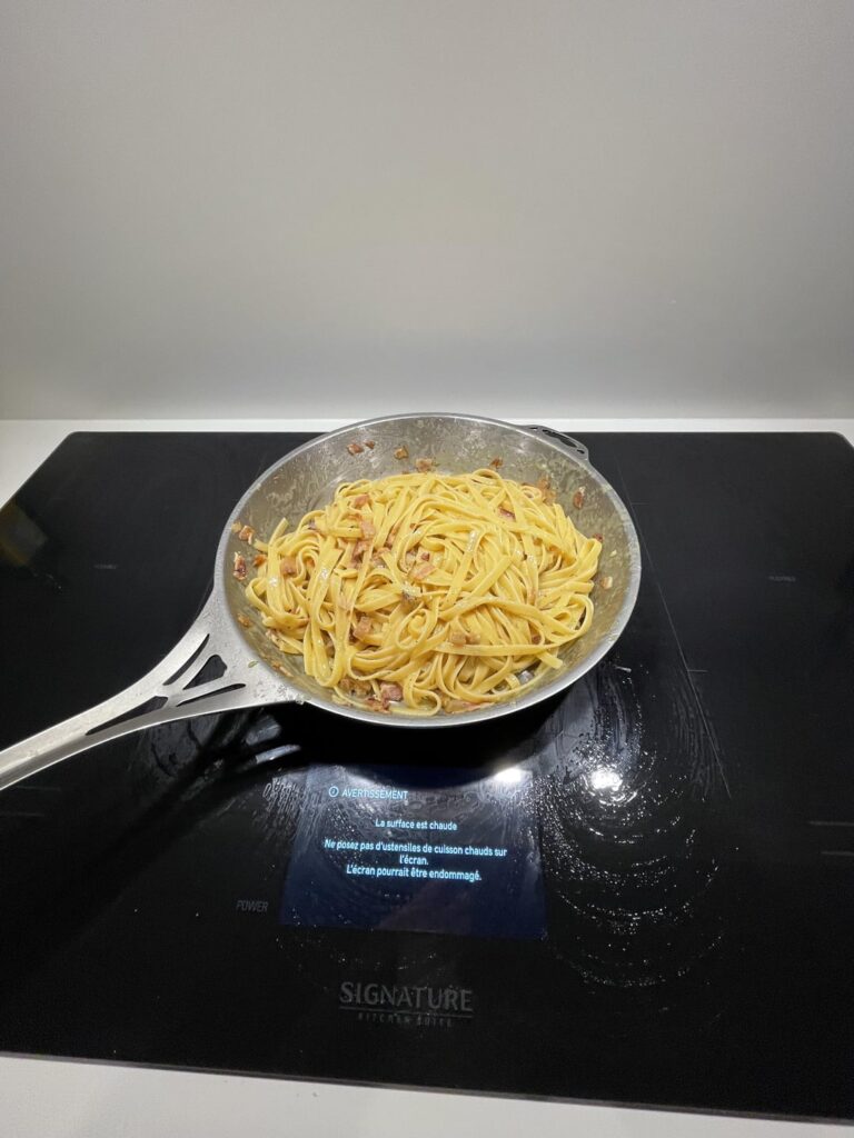 Made Carbonara the right way with my family tonight