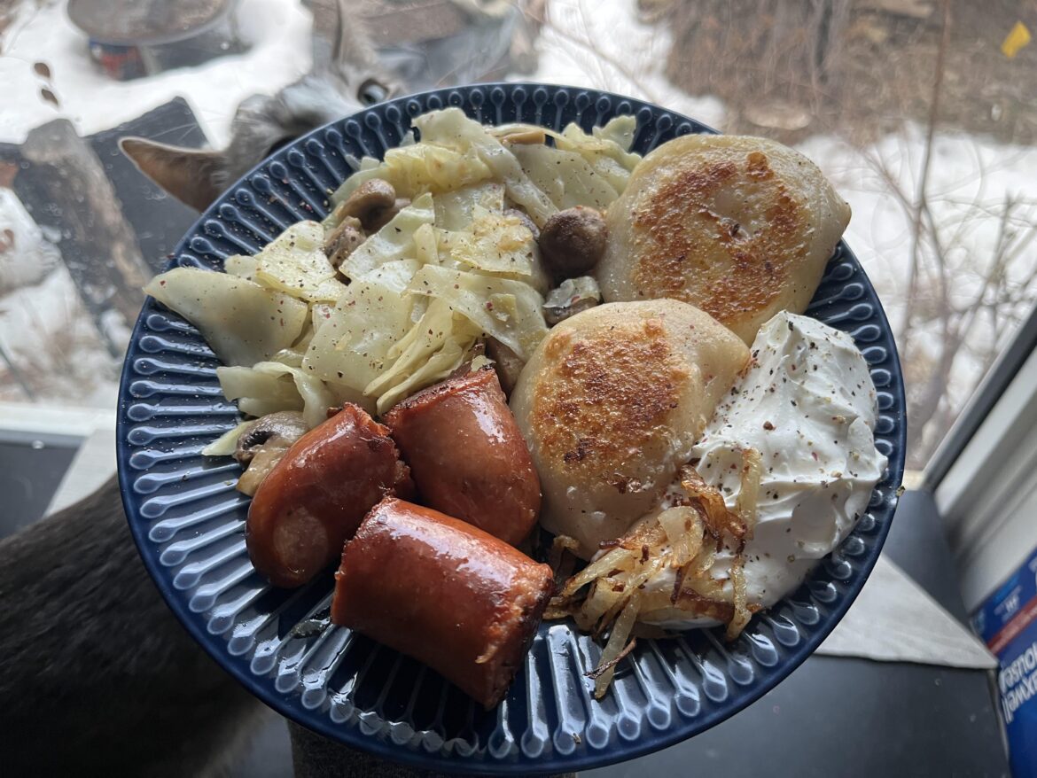 had a couple drinks earlier and made greasy soul food, slava ukraini