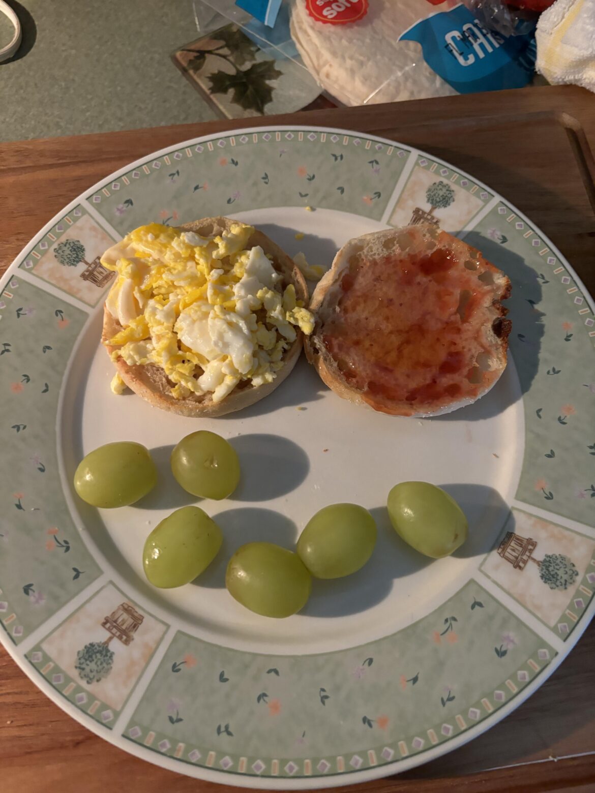stupid breakfast for stupid Gorl 281 cal