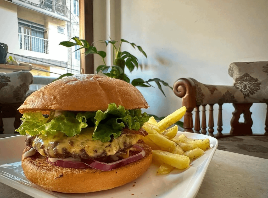 This cheeseburger was so good