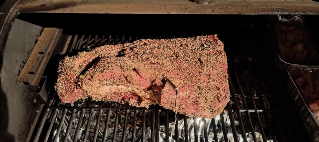 First brisket in two years - mostly successful