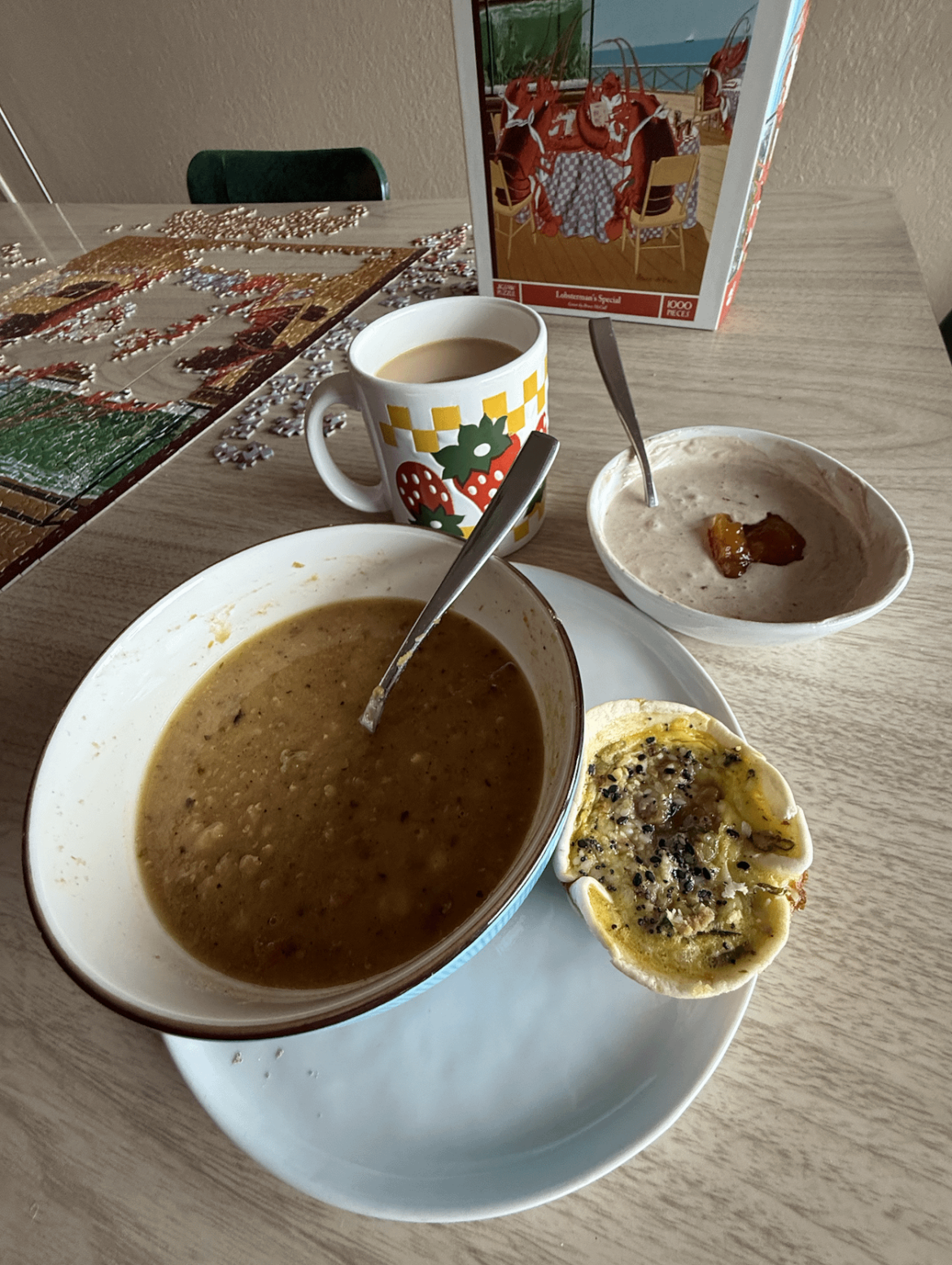 Very full on 500 calories and 41 grams of vegetarian protein!