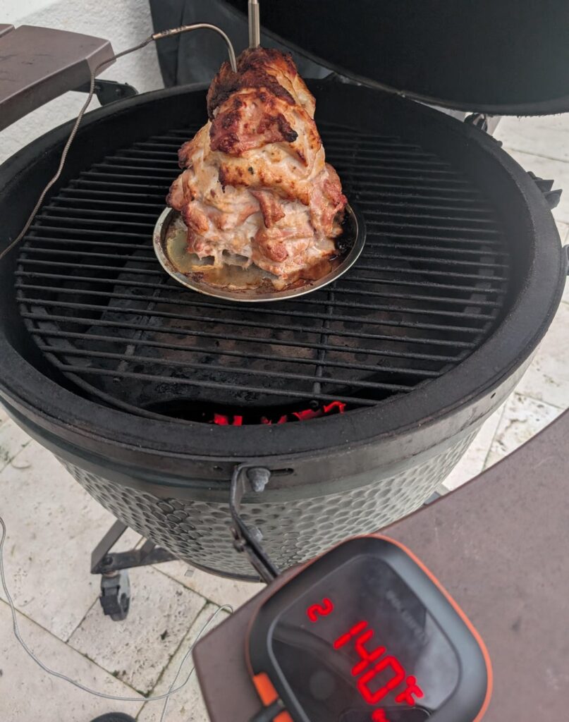 Chicken shawarma. Home made tzaziki... Simple dinner.