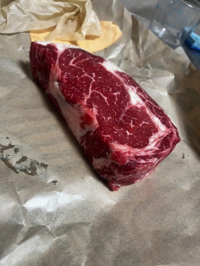 First time doing 137 on this $10 dry aged ribeye