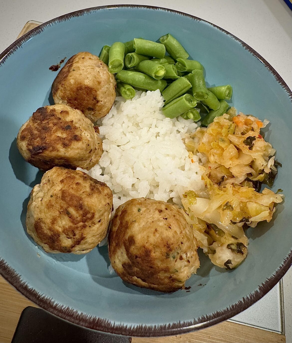 Go-to dinner while in college, ~386 cal