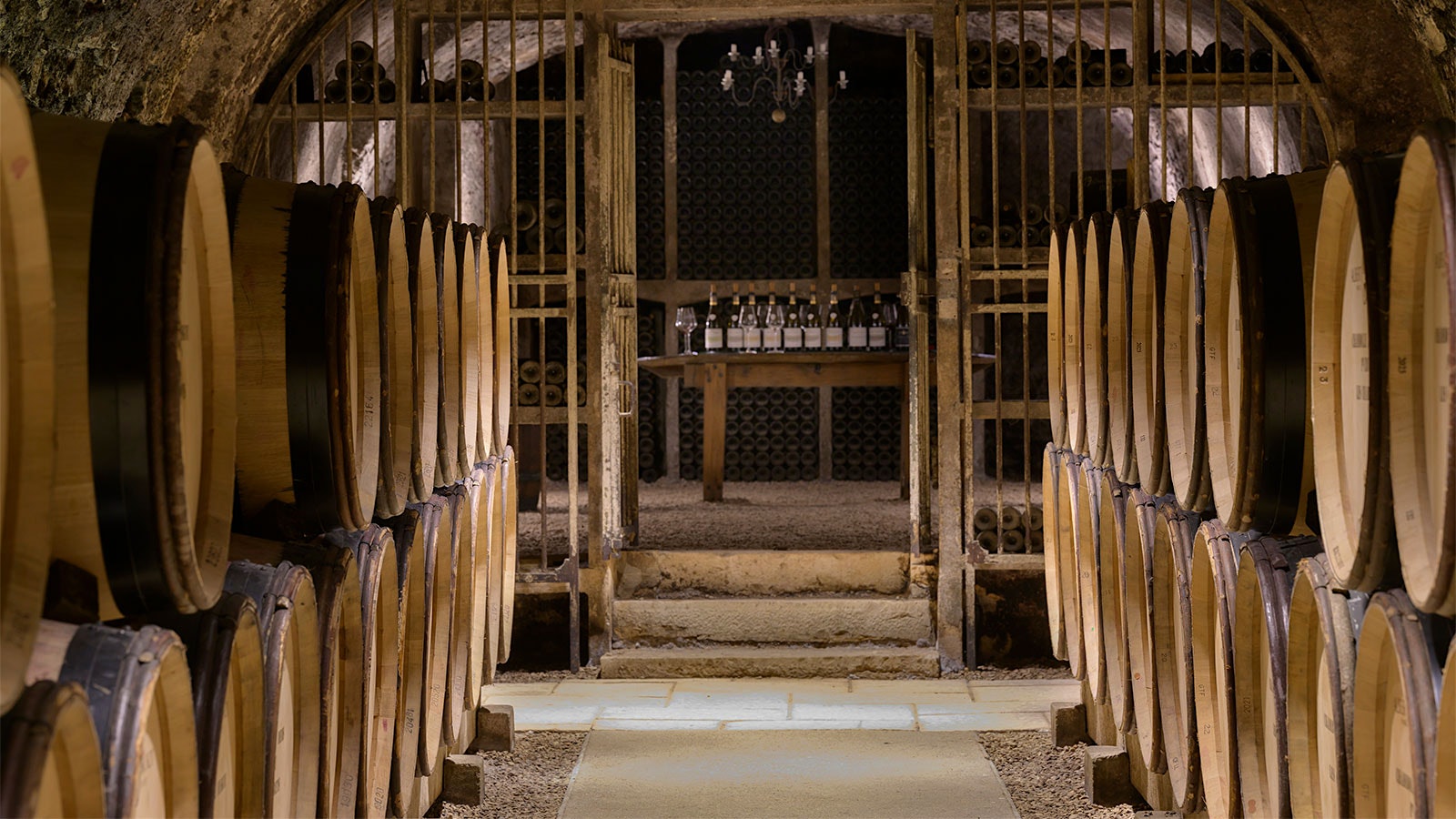 The cellars of Maison Albert Bichot in Beaune.