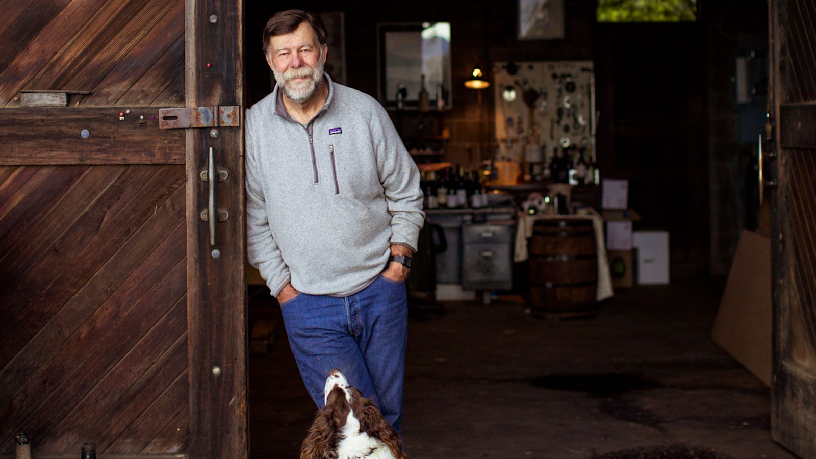 Smith-Madrone owner Stu Smith at his Napa winery.