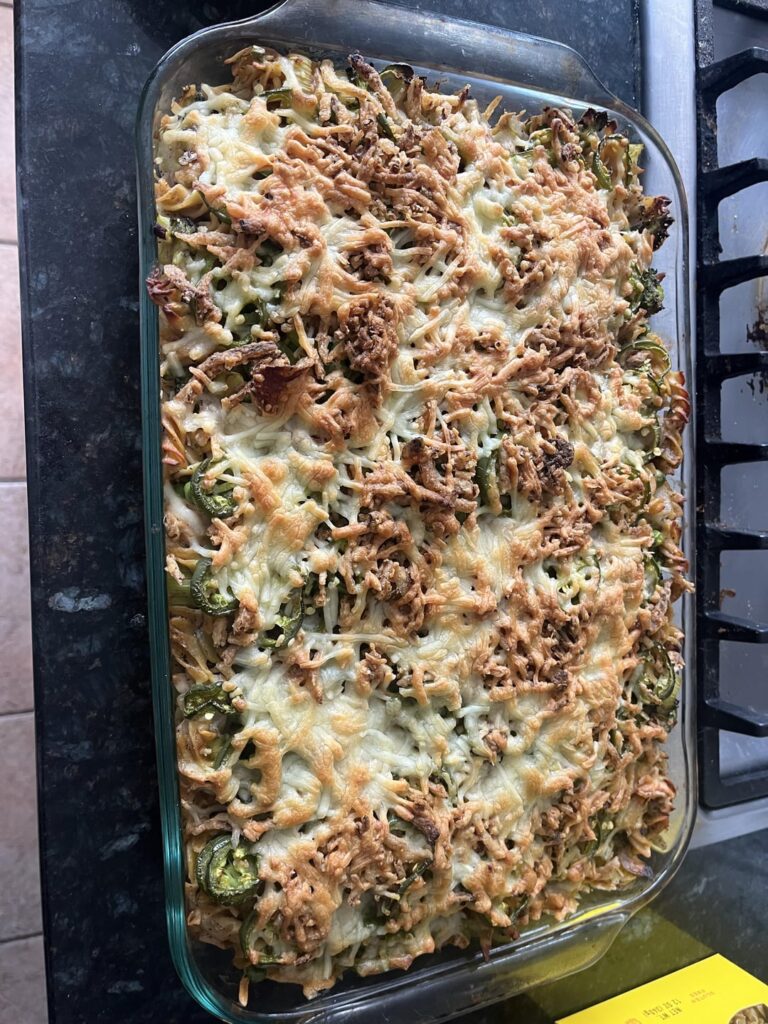 Modified tuna casserole Modified tuna casserole