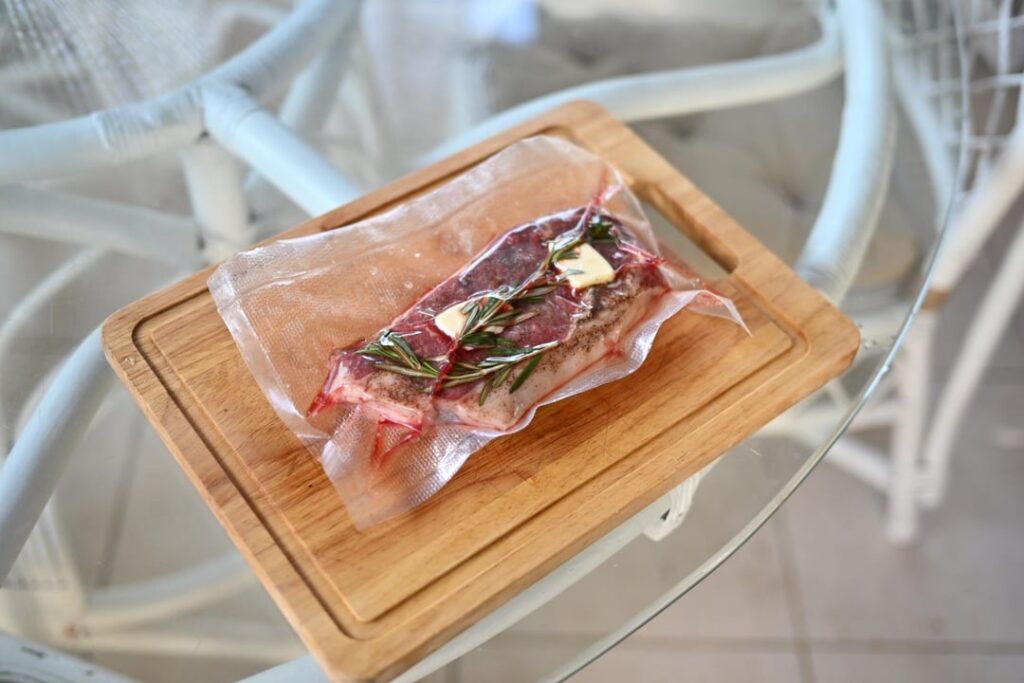 Rib Eye and Short Rib ready to Sous Vide