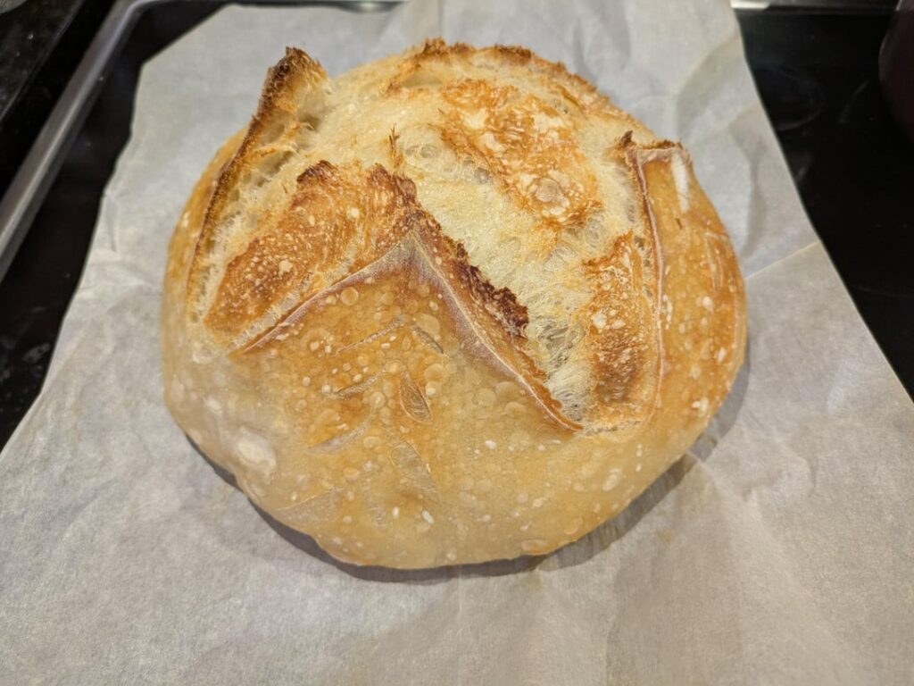 My wife made her first loaf