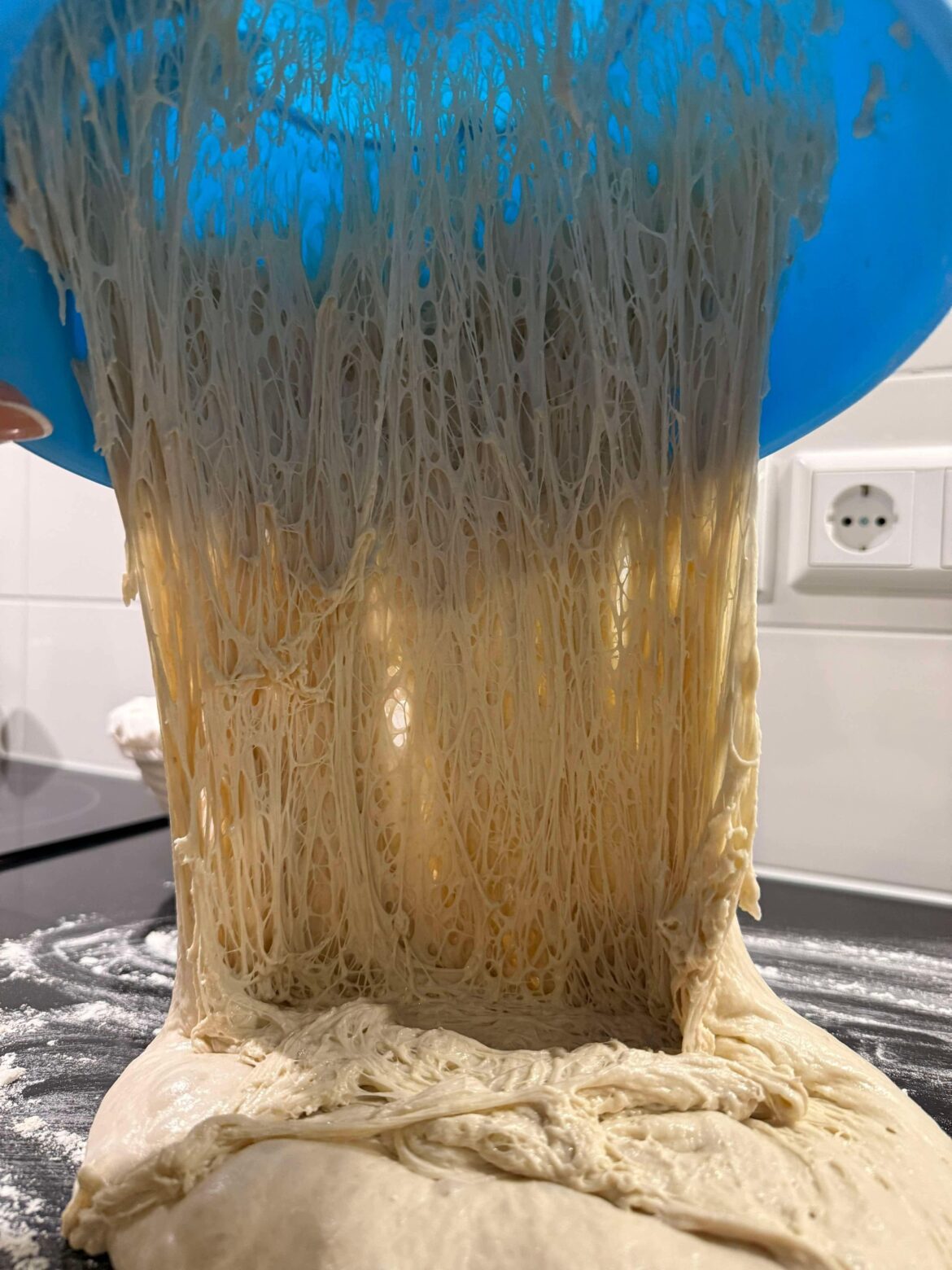 New to sourdough: dough SUPER STICKY when shaping?