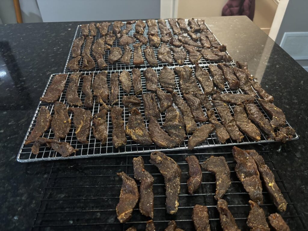First time Beef Jerky on the Traeger