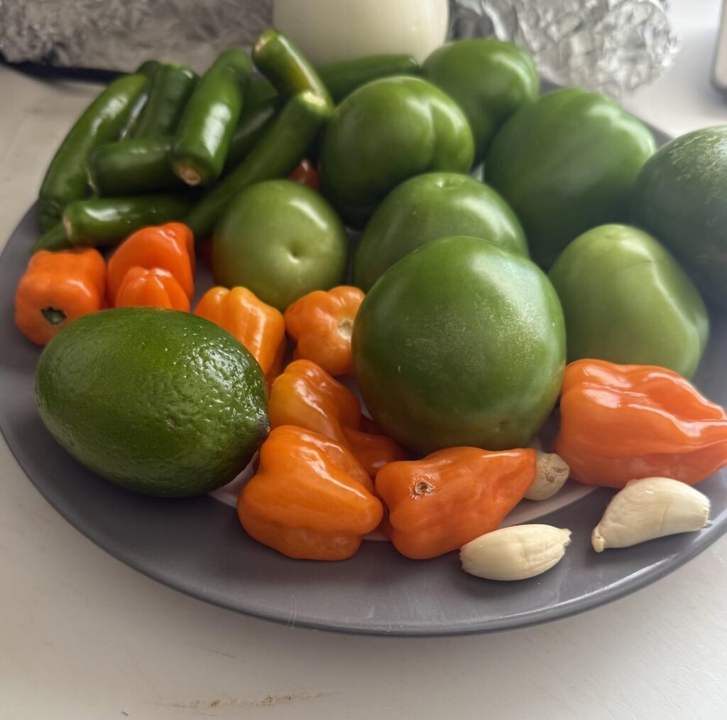 Green salsa - not roasted