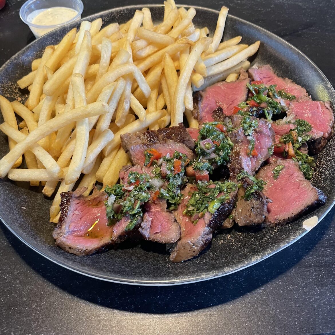 Steak Frites at Tantxo Steak Frites at Tantxo