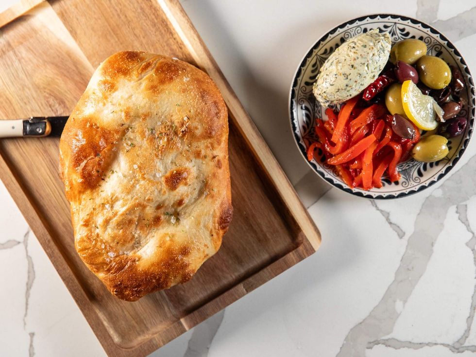 Okto restaurant frena bread