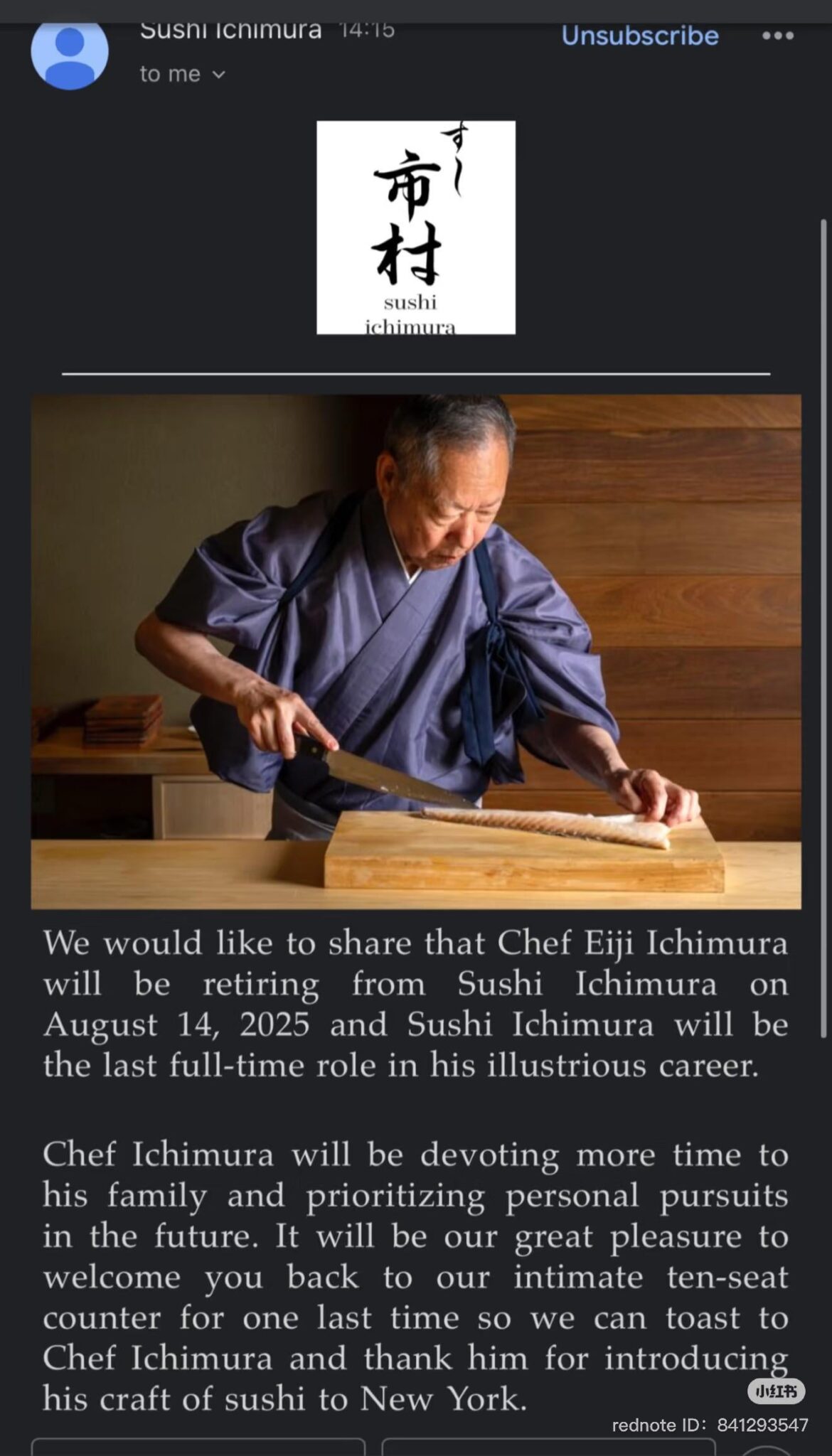 Ichimura is closing?