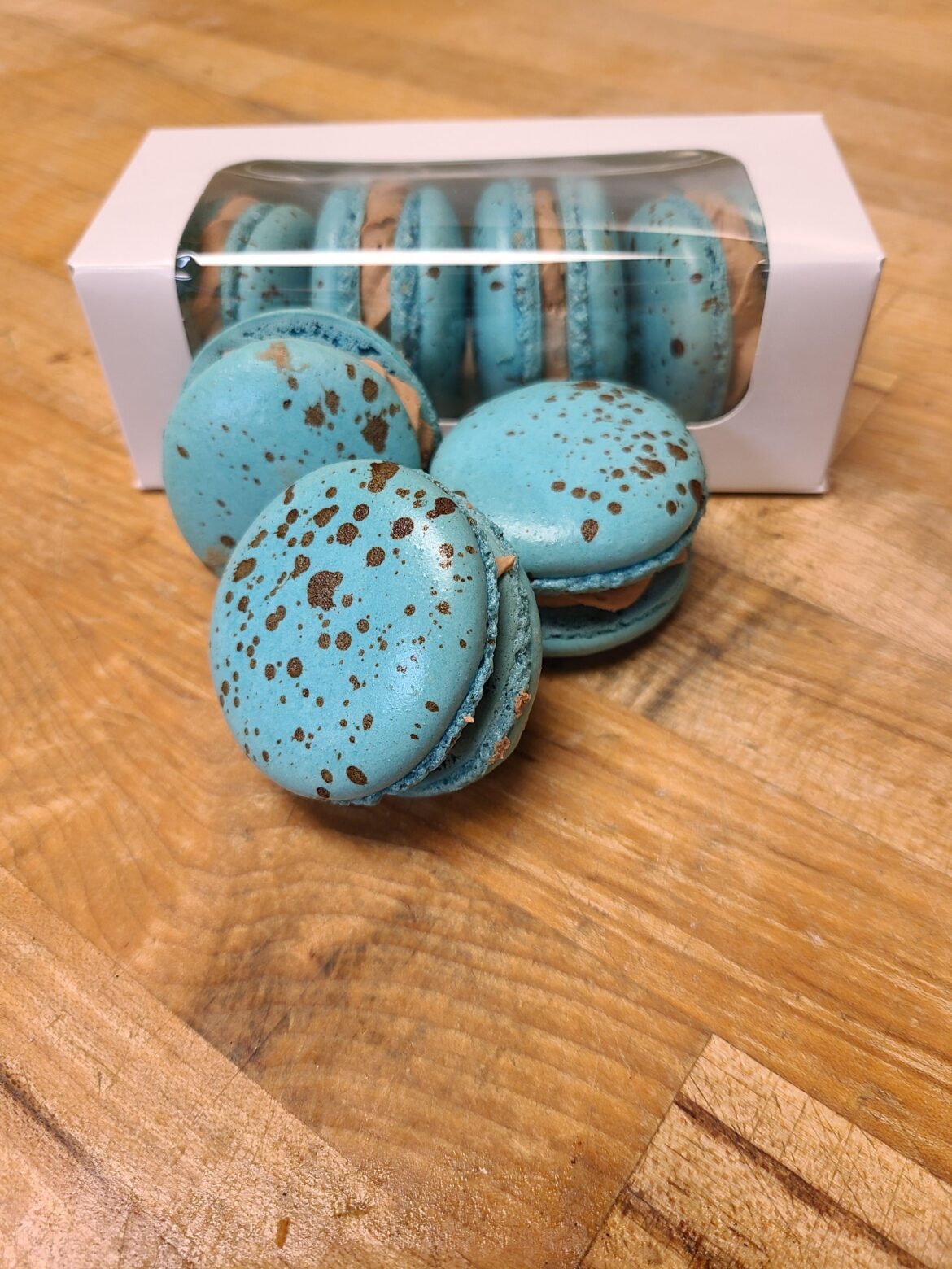 Robin's Egg Macarons