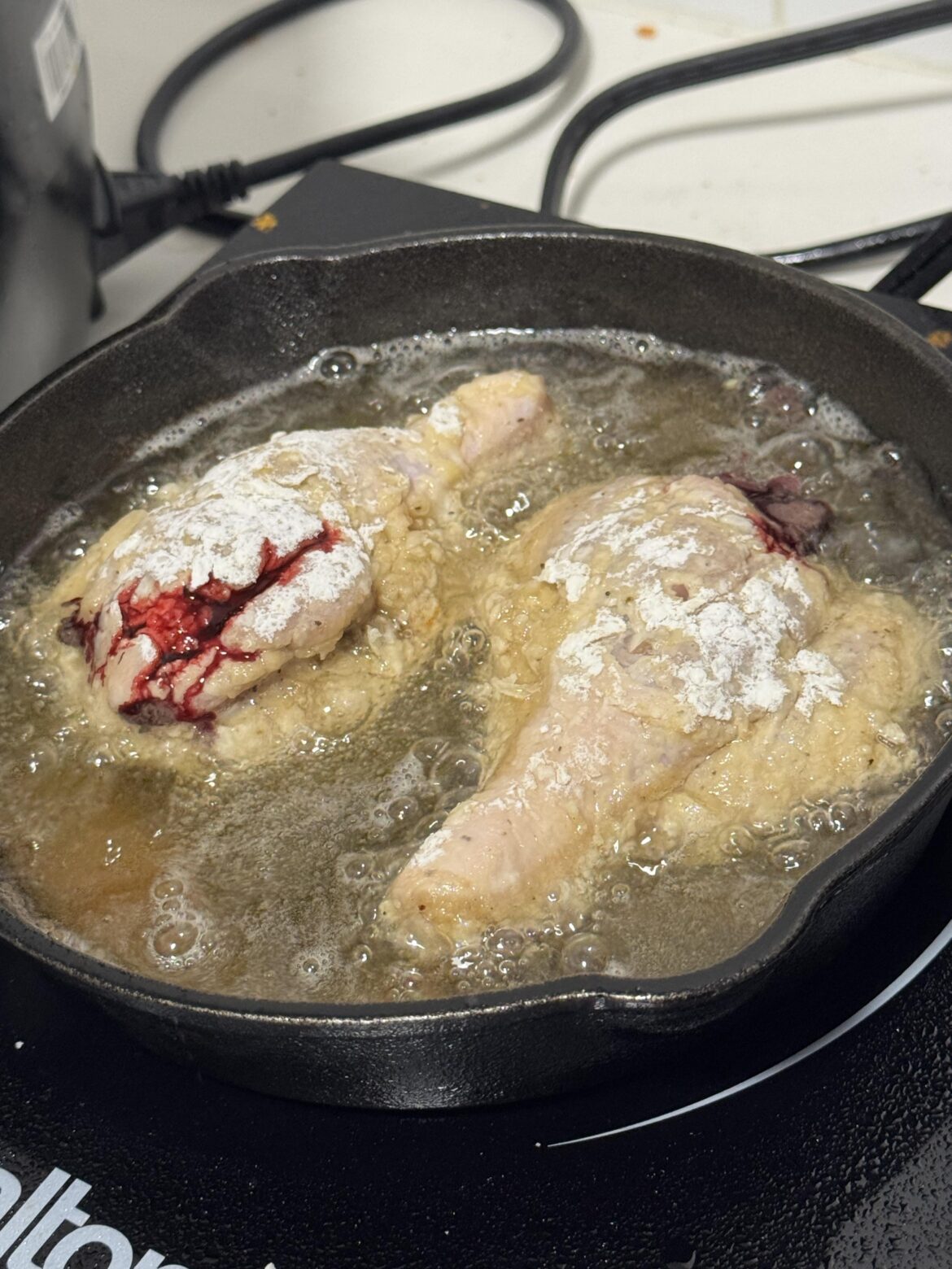 Help on removing blood on drumsticks