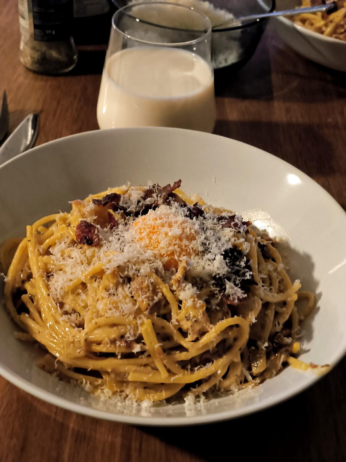 A tasty non original carbonara