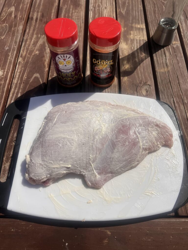 Beautiful day to smoke a Turkey breast