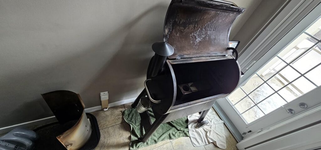 Before and after deep clean