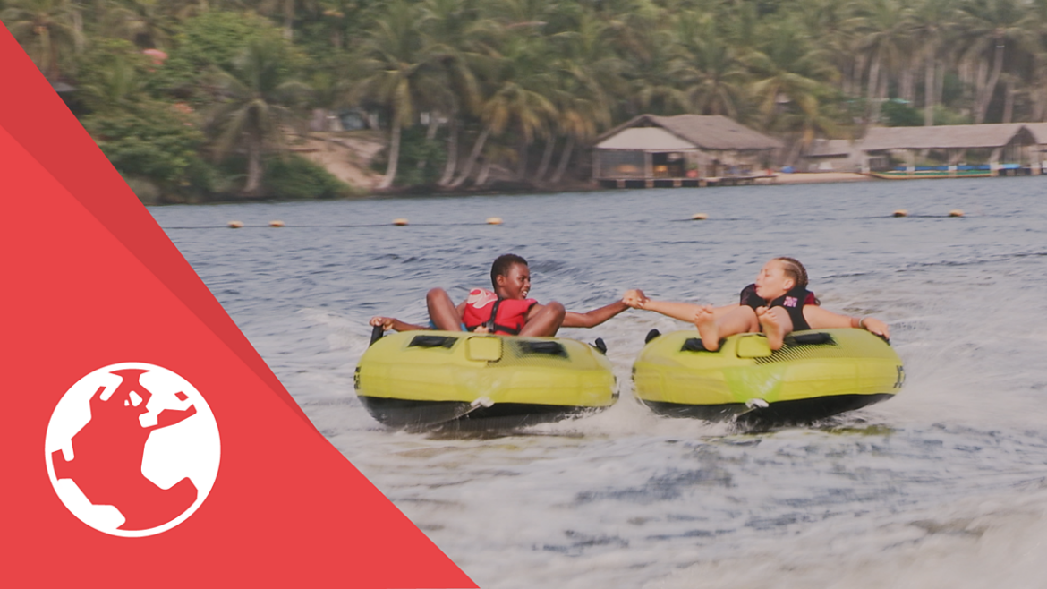 Roy holding a bowl of spices