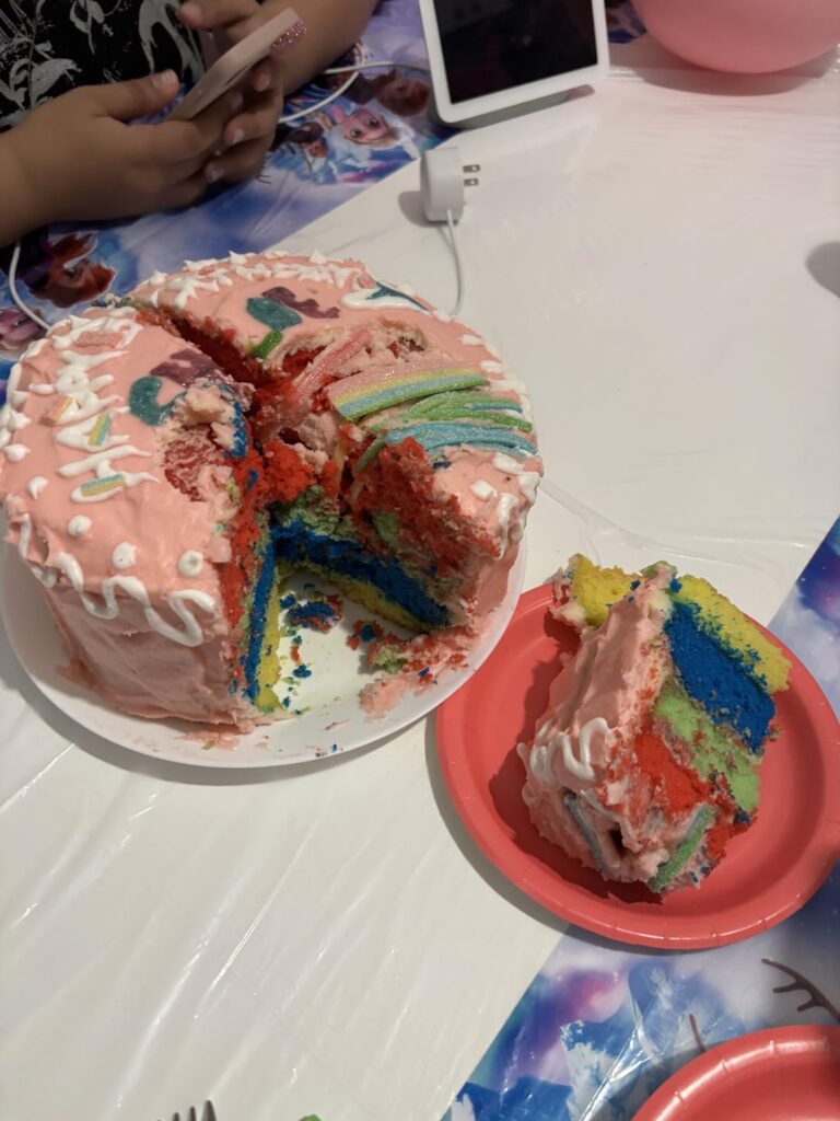 My mom worked hard making this