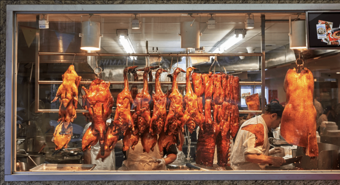 Where can I find amazing roast pork and duck within reach of Chinatown / DTLA?