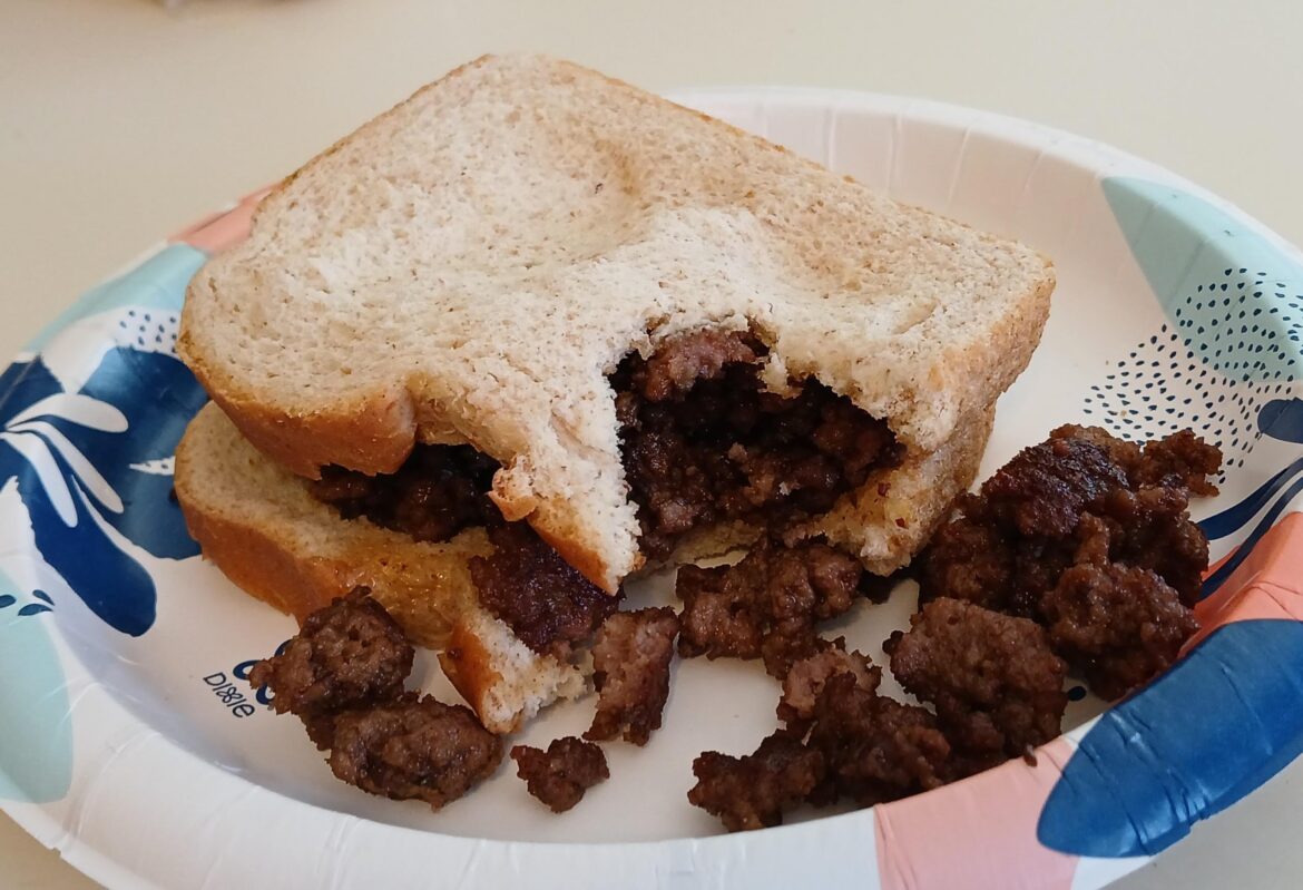 Beef 'n bread keep a poor man fed