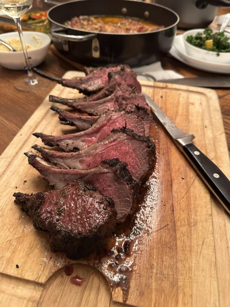 Lamb rib rack