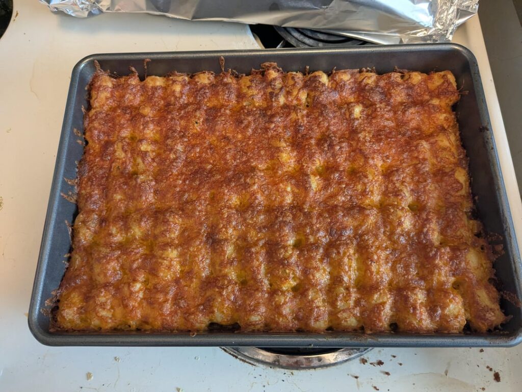 Vegetarian Tater Tot Hotdish Vegetarian Tater Tot Hotdish