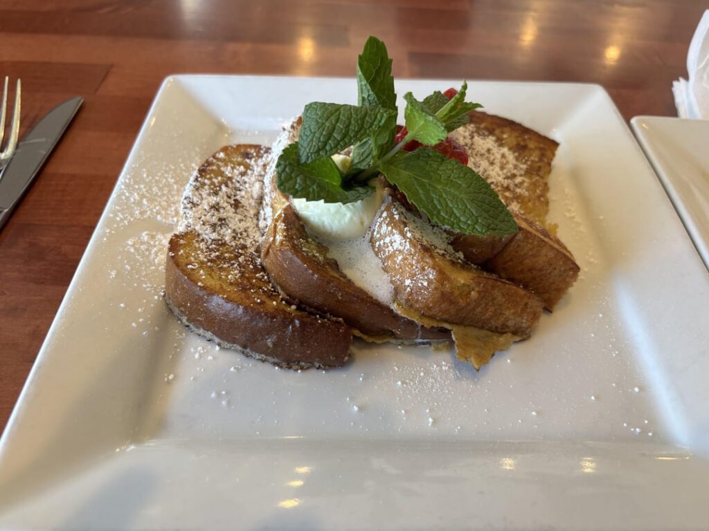 French Toast Combo at &Waffles