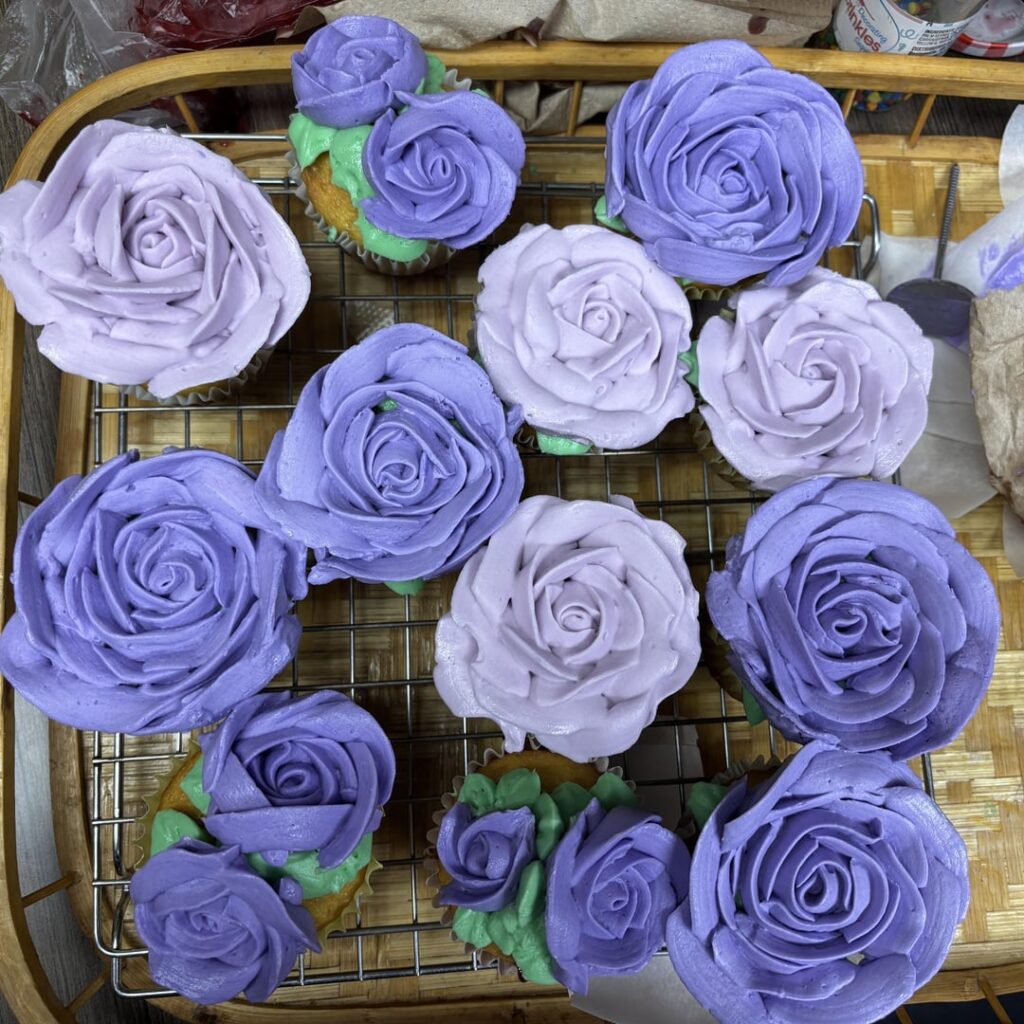 Spring themed cupcakes I made for a social event!