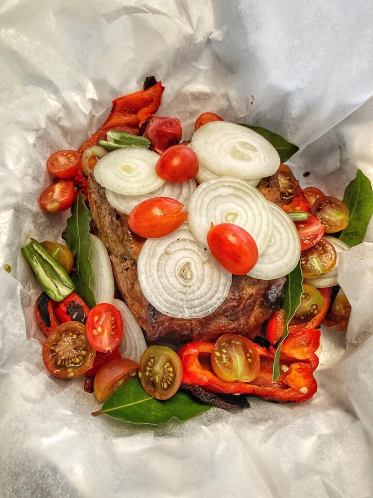 Cochinita Pibil, almost, maybe. Weber Kettle.