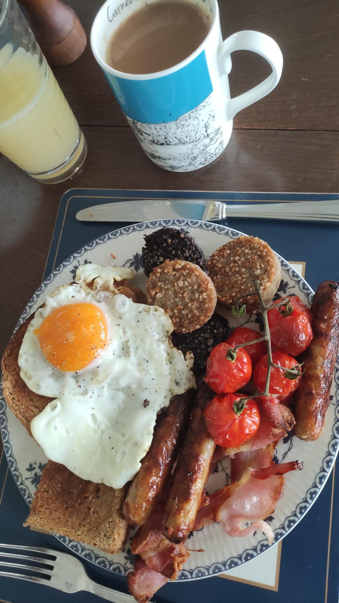 "Those sausages need to be cooked." Well alright then.