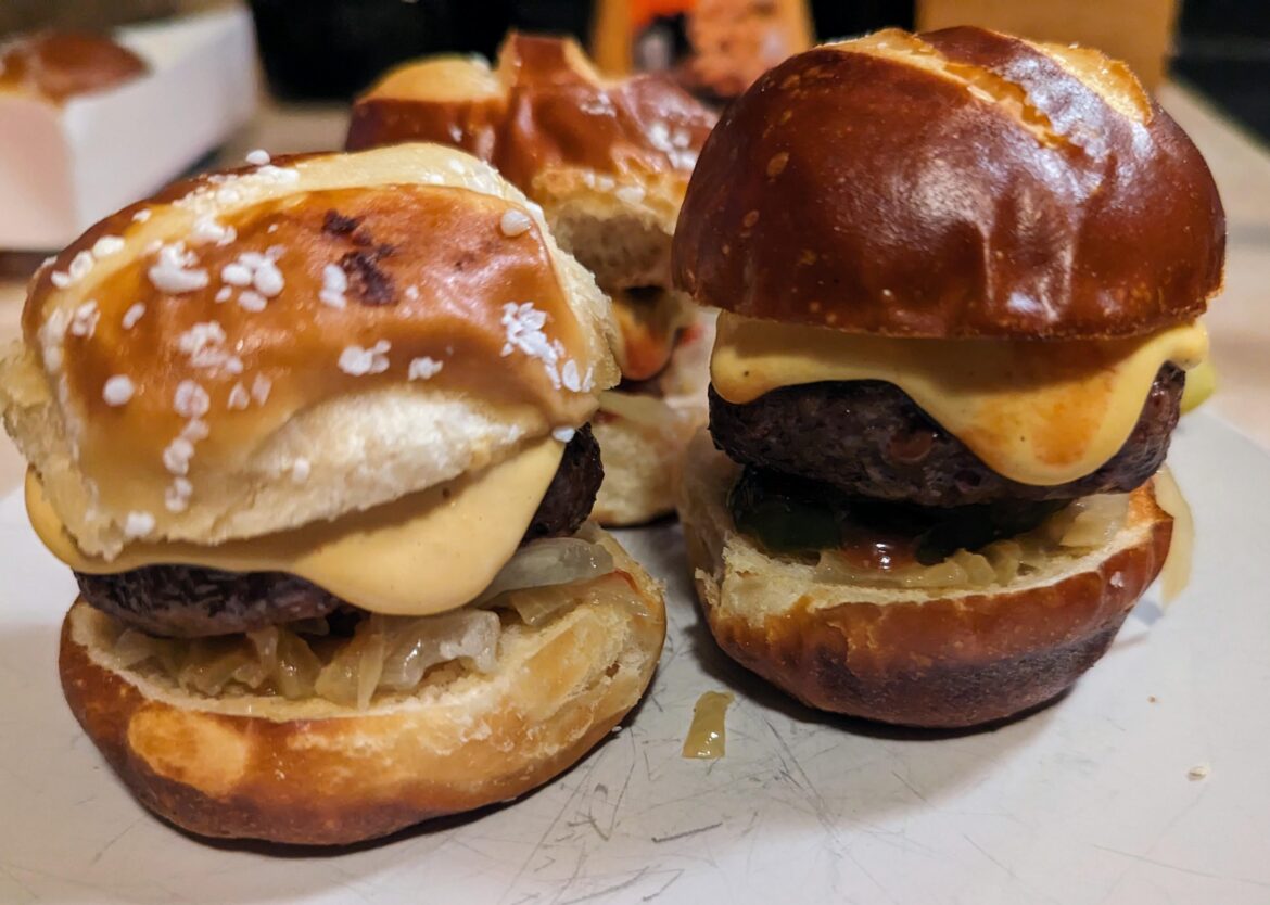 Pretzel sliders