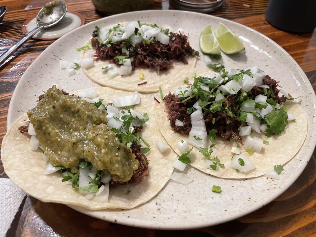 Beef Cheek Barbacoa + smoked salsa