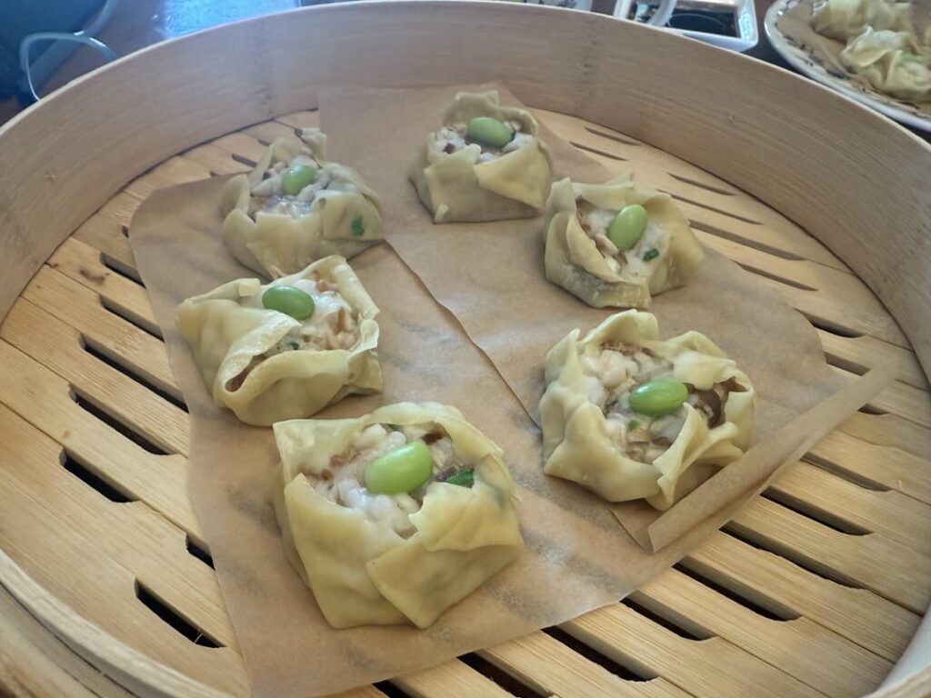 Homemade Shumai and Gyoza