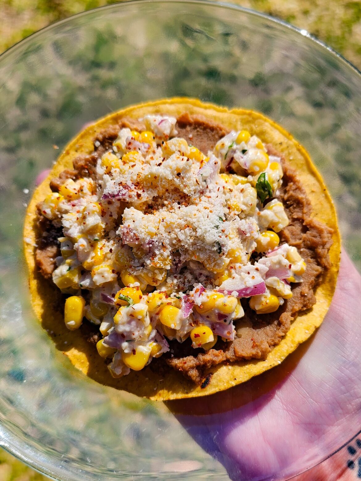 Street Corn Tostada Street Corn Tostada