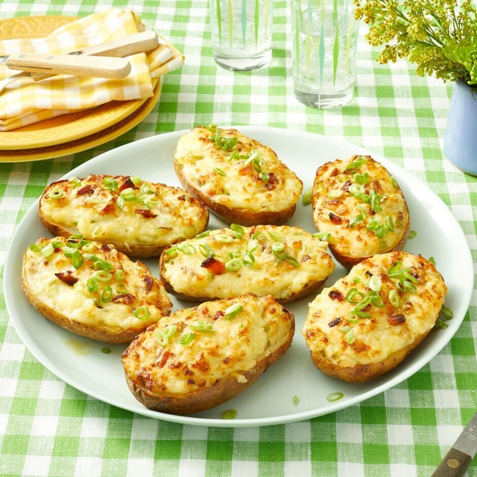 potato side dishes twice baked potatoes
