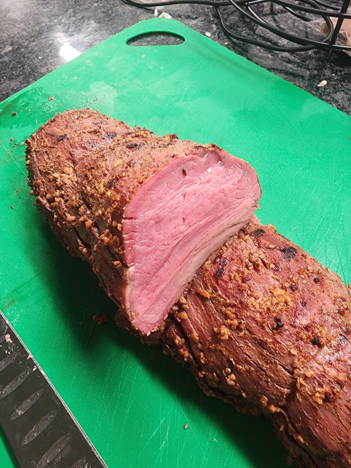 Smoked tenderloin for 600 days sober