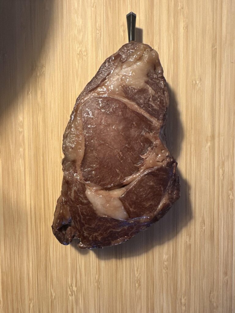 My first ever reverse sear experiment