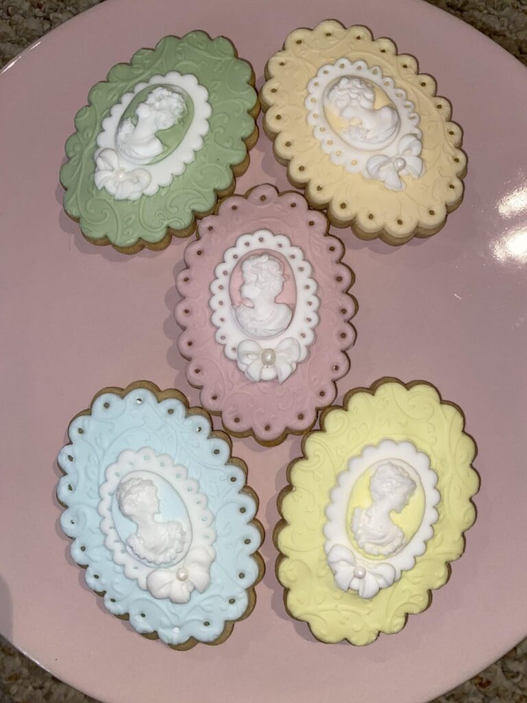 Beautiful cookies my mom baked and decorated!