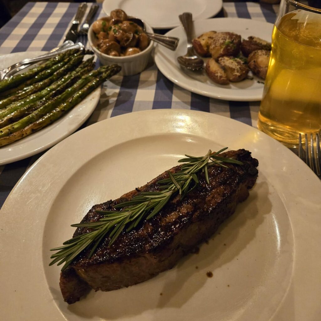 Steak festival dinner at Allen's on Danforth