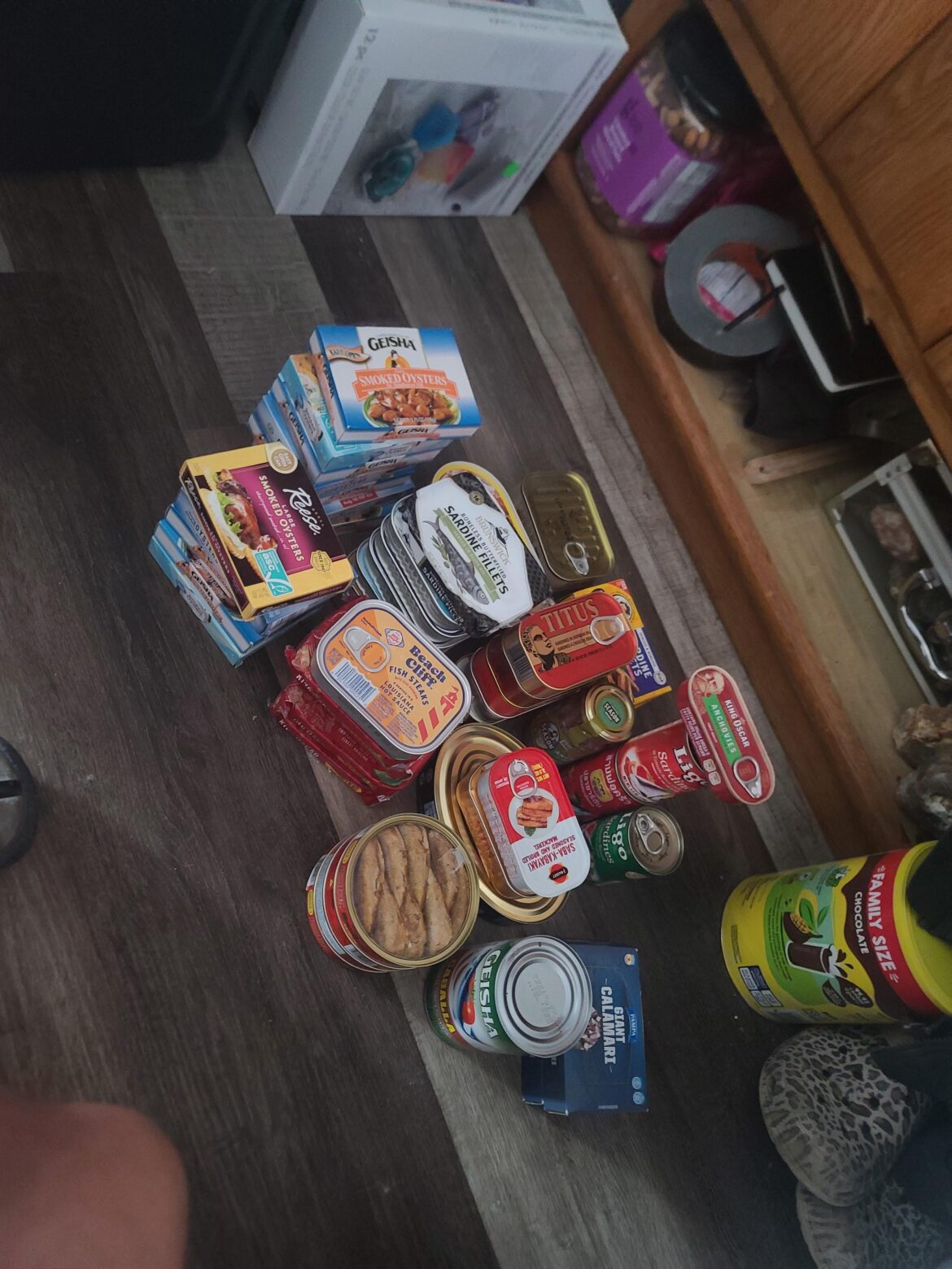 I just got invited by the reddit gods, here's my "just incase I become homeless stash"